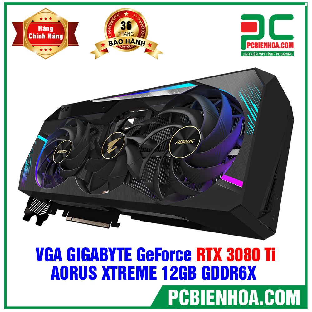 VGA GIGABYTE GeForce RTX 3080 Ti AORUS XTREME 12G ( GV-N308TAORUS X-12GD ) (LIÊN HỆ ĐẶT HÀNG)
