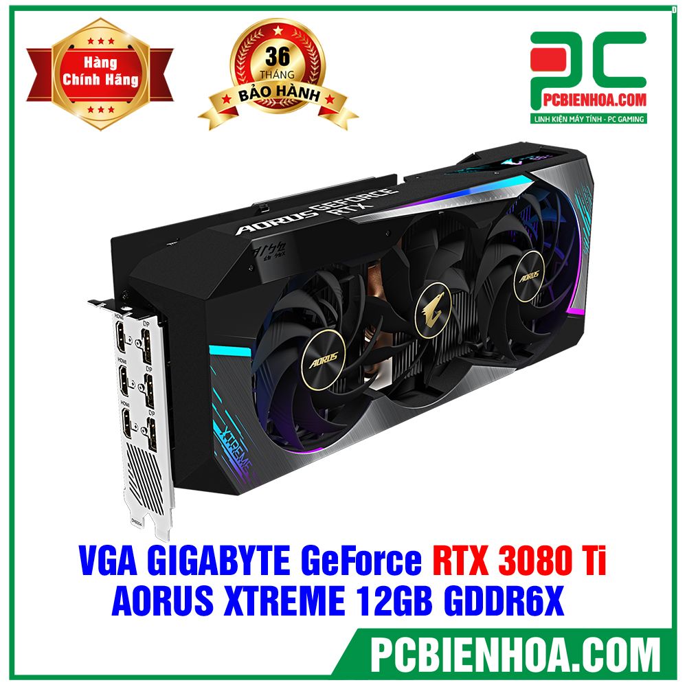 VGA GIGABYTE GeForce RTX 3080 Ti AORUS XTREME 12G ( GV-N308TAORUS X-12GD ) (LIÊN HỆ ĐẶT HÀNG)