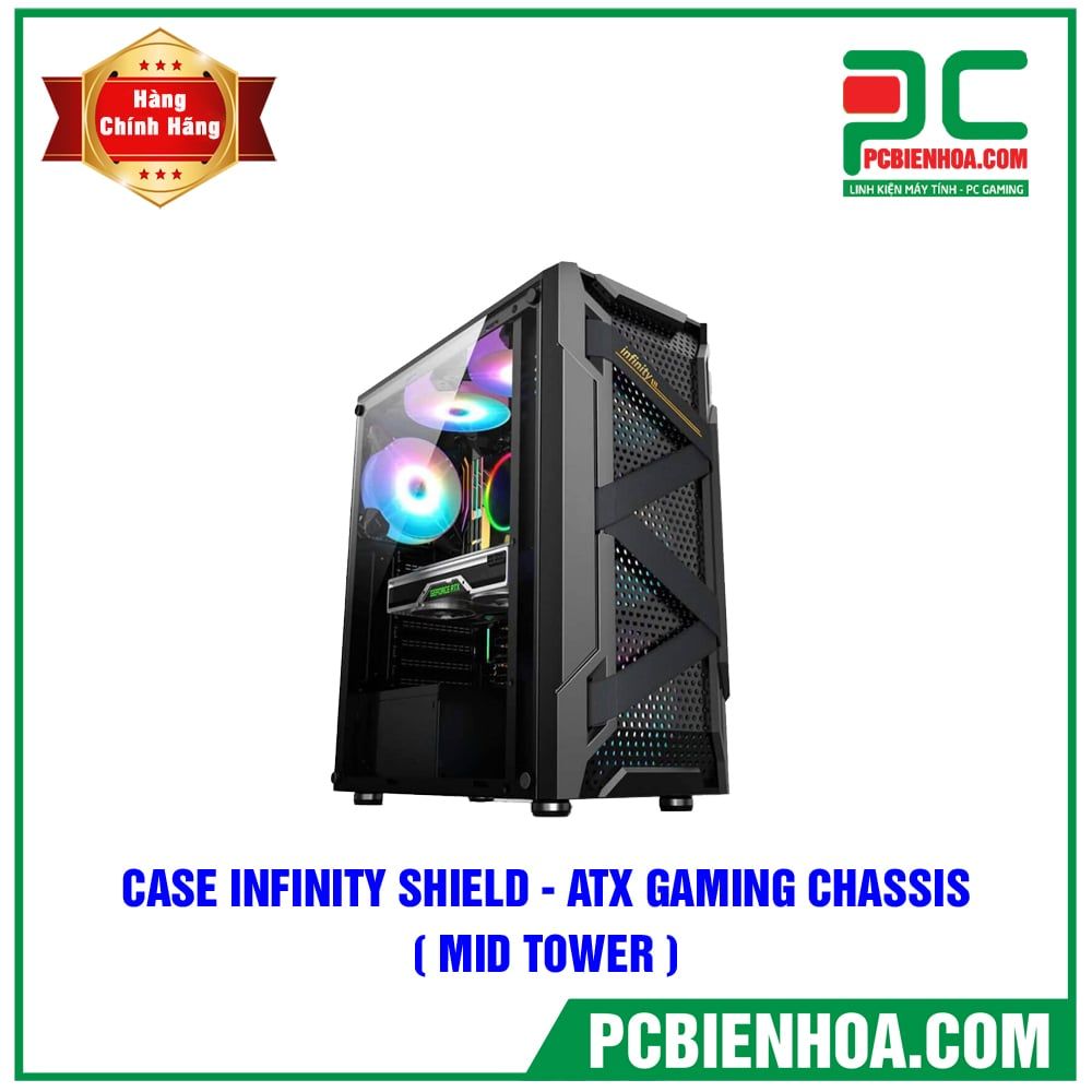 CASE INFINITY SHIELD - ATX GAMING CHASSIS ( MID TOWER )