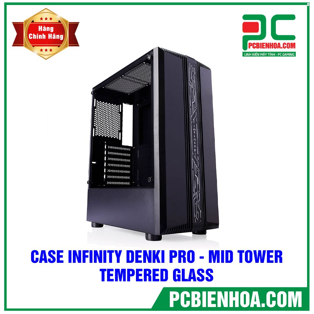 CASE INFINITY DENKI PRO (MID TOWER) - TEMPERED GLASS GAMING CASE