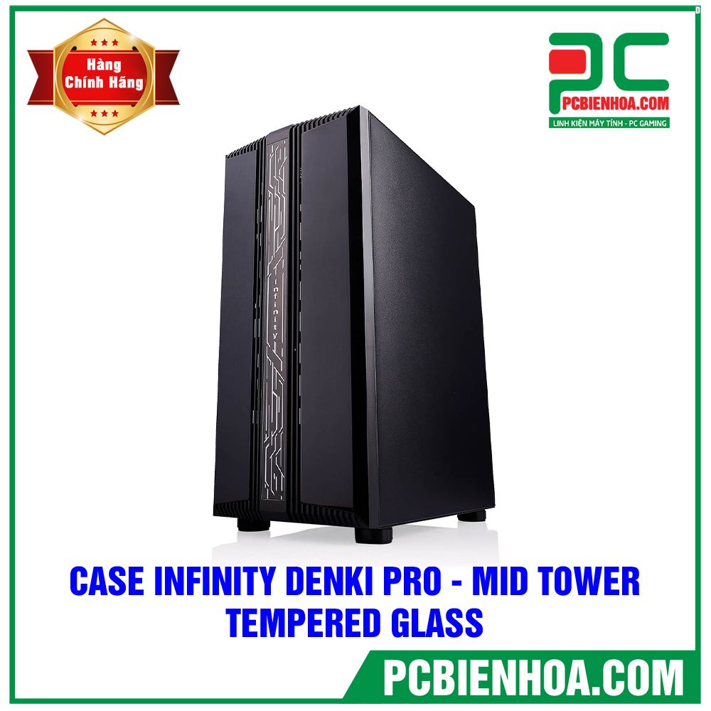 CASE INFINITY DENKI PRO (MID TOWER) - TEMPERED GLASS GAMING CASE