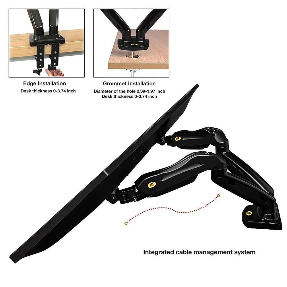 GIÁ ĐỠ MÀN HÌNH ( ARM ) NORTH BAYOU F160 ( HỖ TRỢ 2 MÀN HÌNH 17-27inch, 2~9Kg MỖI MÀN HÌNH )