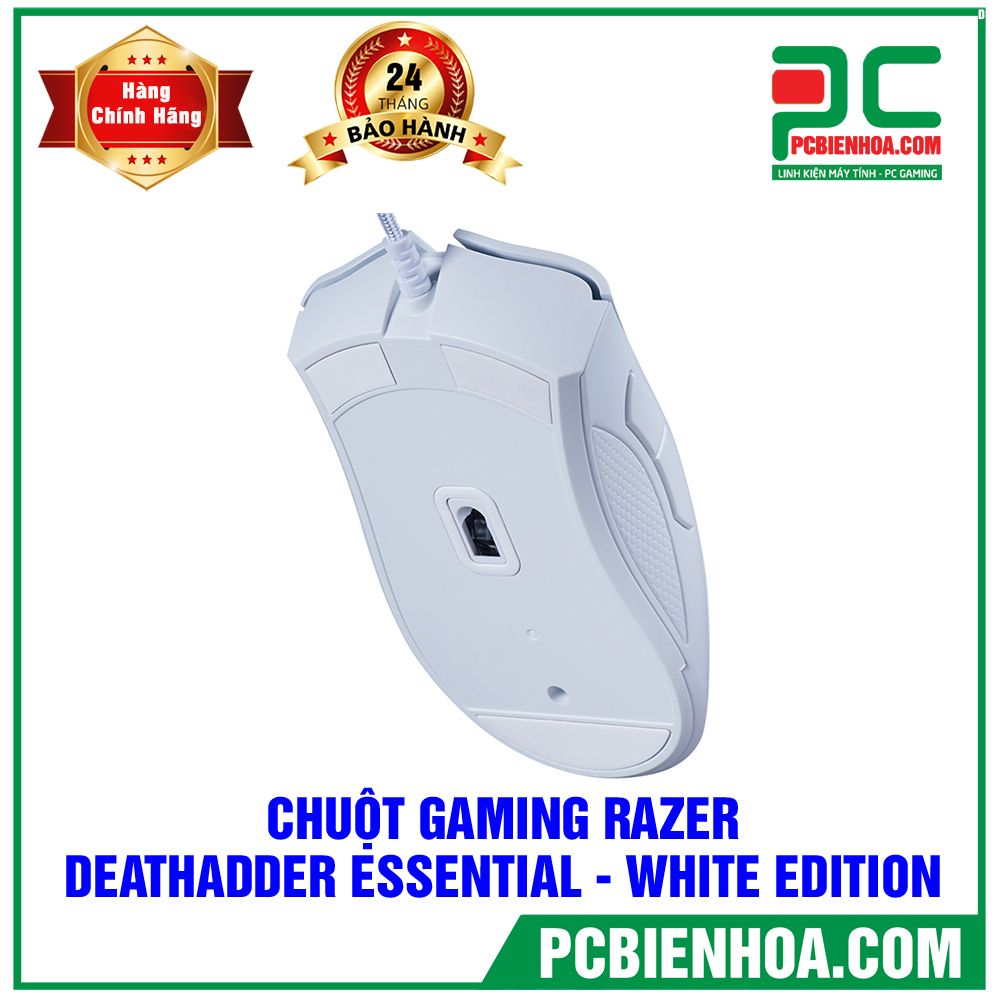 CHUỘT GAMING RAZER DEATHADDER ESSENTIAL - WHITE EDITION