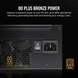  NGUỒN CORSAIR CX550 - 550W ( 80PLUS BRONZE ) 