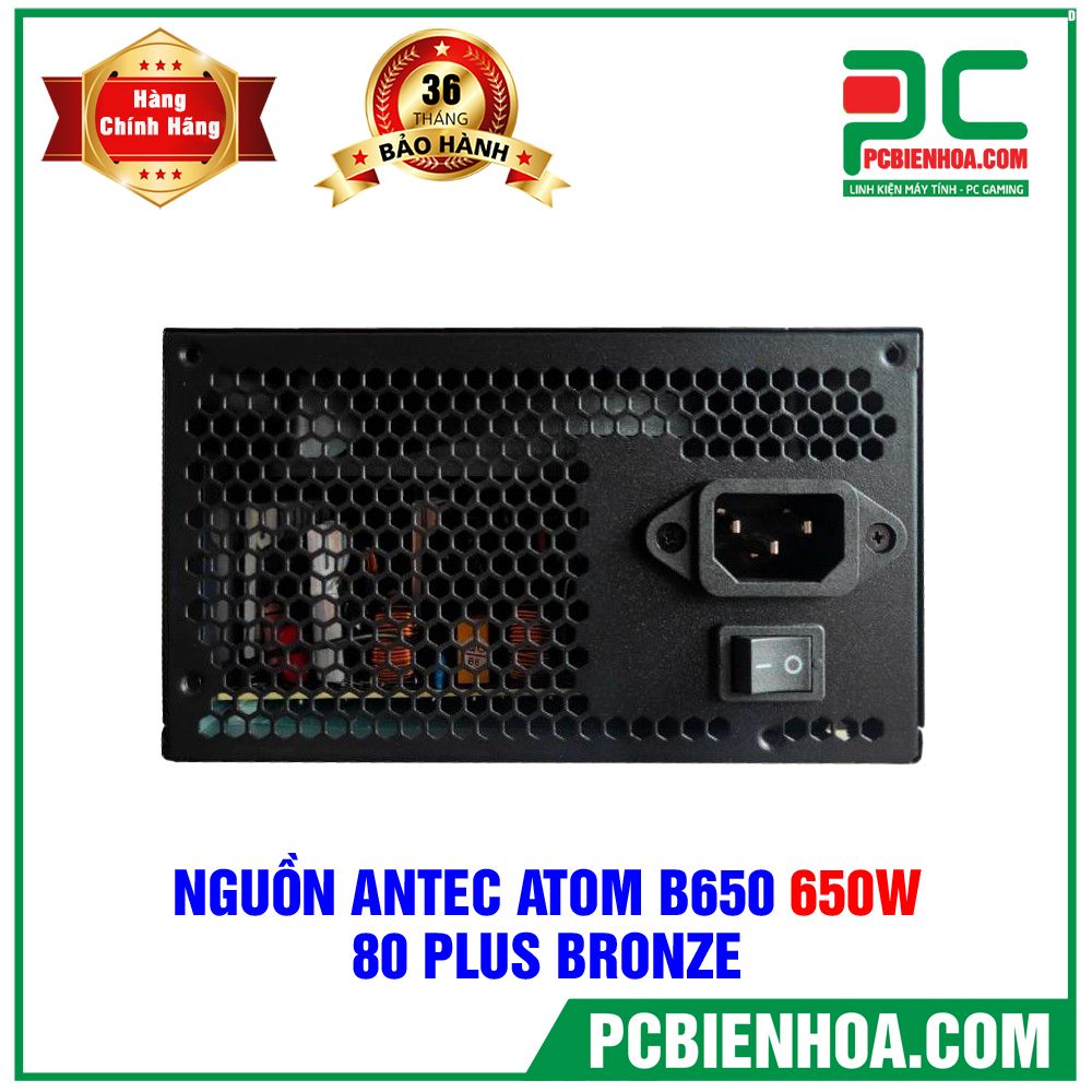 Nguồn Antec Atom B650 650W - 80 Plus Bronze