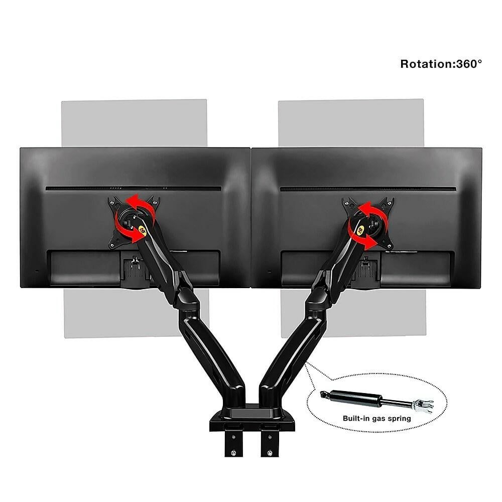 GIÁ ĐỠ MÀN HÌNH ( ARM ) NORTH BAYOU F160 ( HỖ TRỢ 2 MÀN HÌNH 17-27inch, 2~9Kg MỖI MÀN HÌNH )