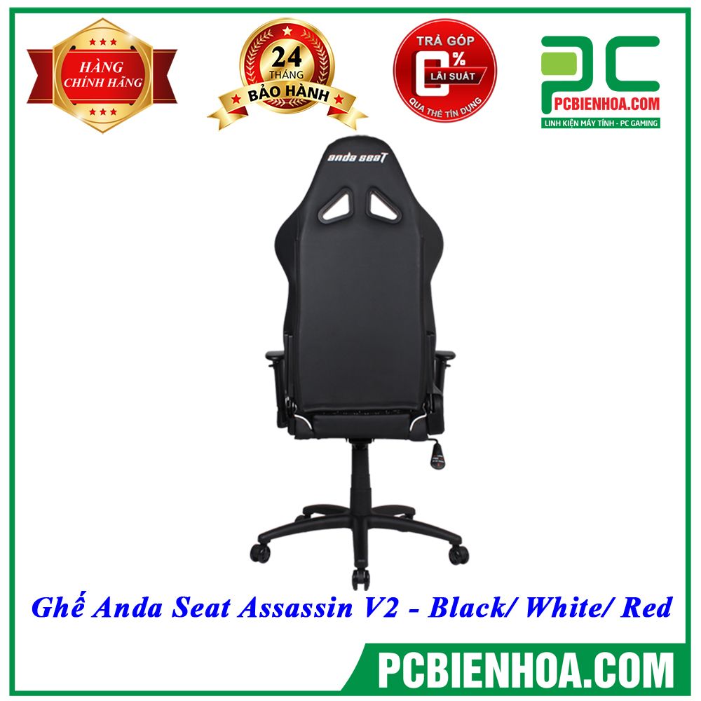 Ghế Anda Seat Assassin V2 - Black/ White/ Red