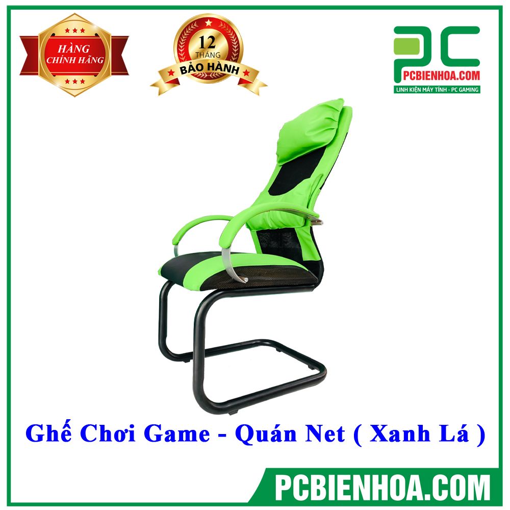 Ghế chơi game - Quán net ( Xanh Lá )