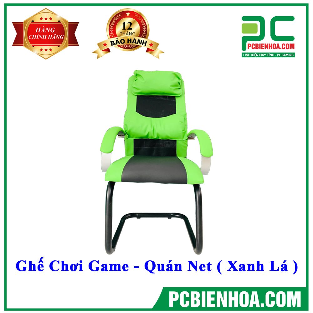 Ghế chơi game - Quán net ( Xanh Lá )