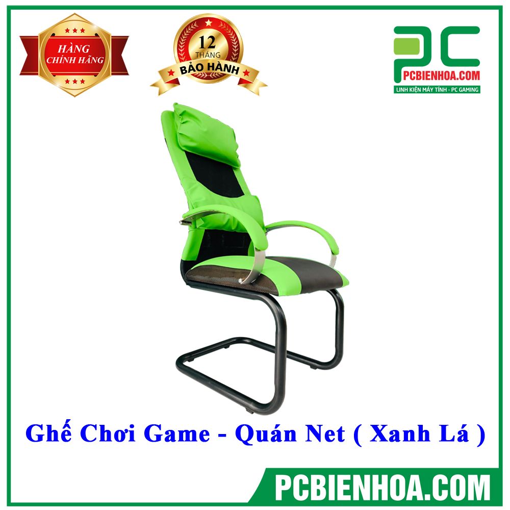 Ghế chơi game - Quán net ( Xanh Lá )