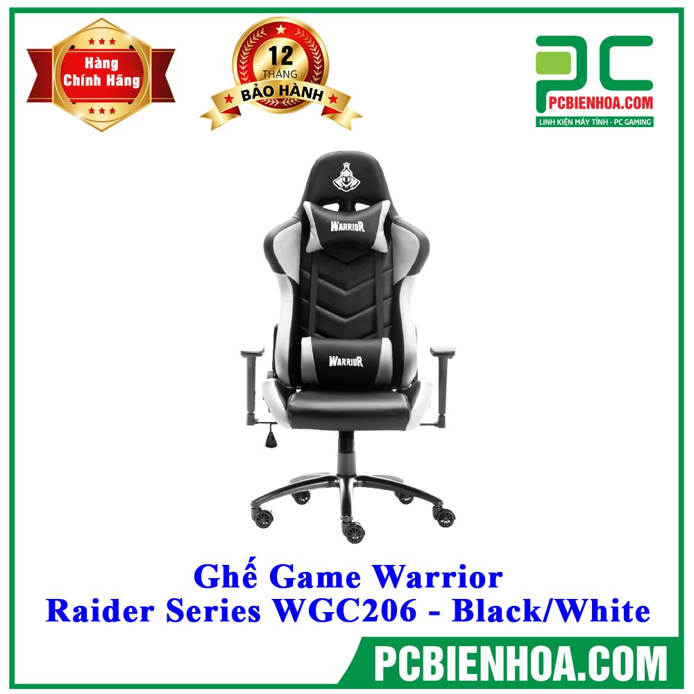 Ghế Game Warrior Raider Series WGC206 - Black/White