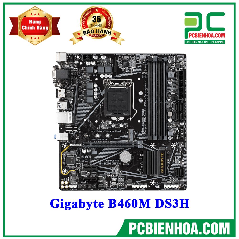Mainboard Gigabyte B460M DS3H ( LGA1200 / M-ATX / 4xDDR4 )