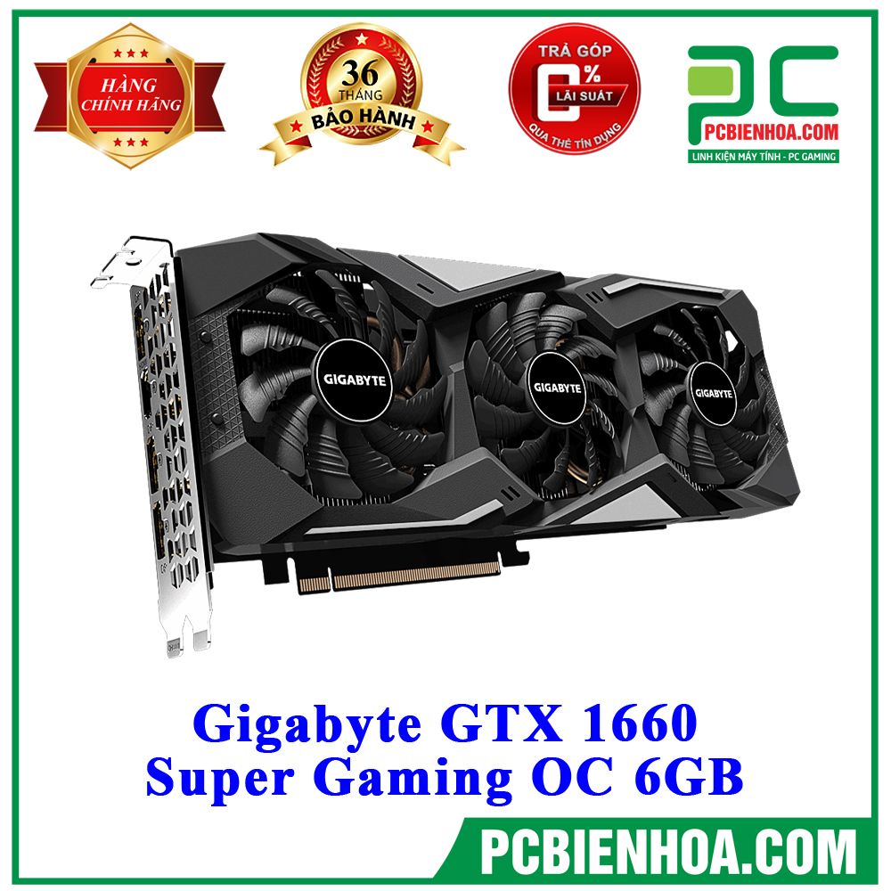 VGA Gigabyte GTX 1660 Super Gaming OC 6GB