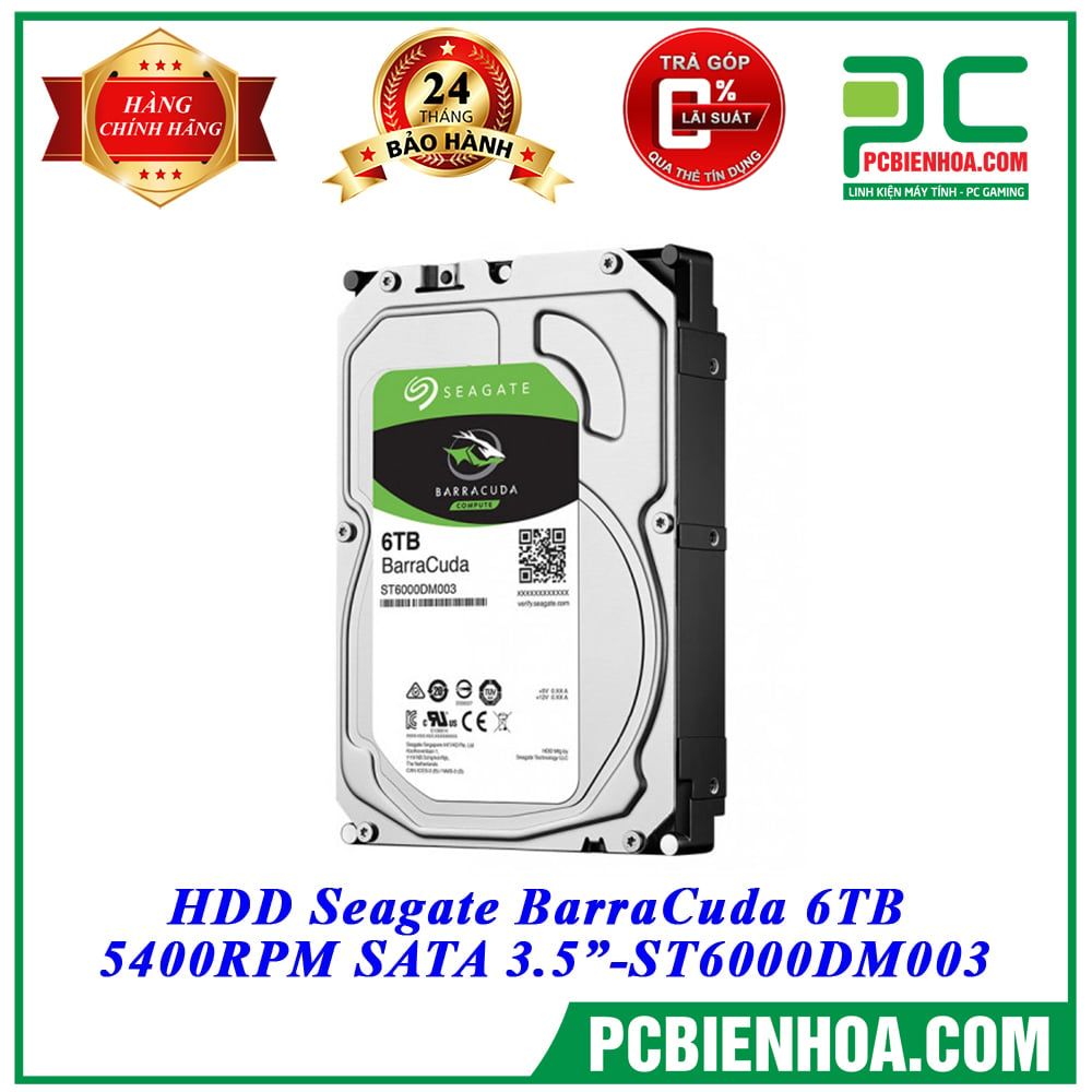 HDD Seagate BarraCuda 6TB 5400RPM SATA 3.5”-ST6000DM003
