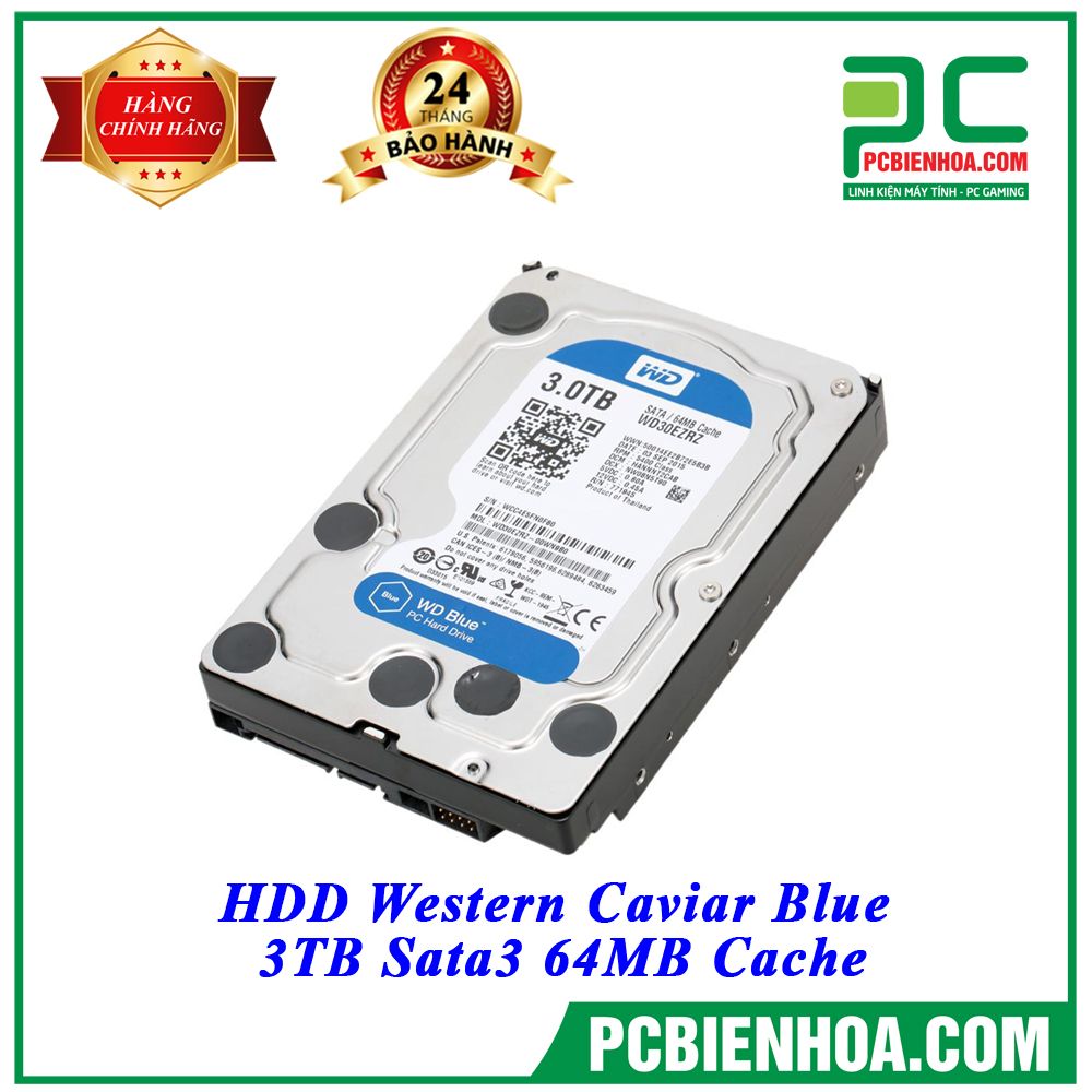 HDD Western Caviar Blue 3TB Sata3 64MB Cache