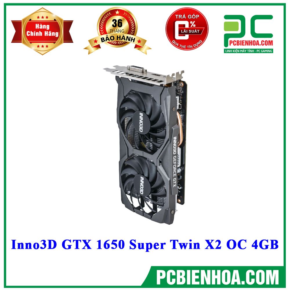 VGA Inno3D GTX 1650 Super Twin X2 OC 4GB