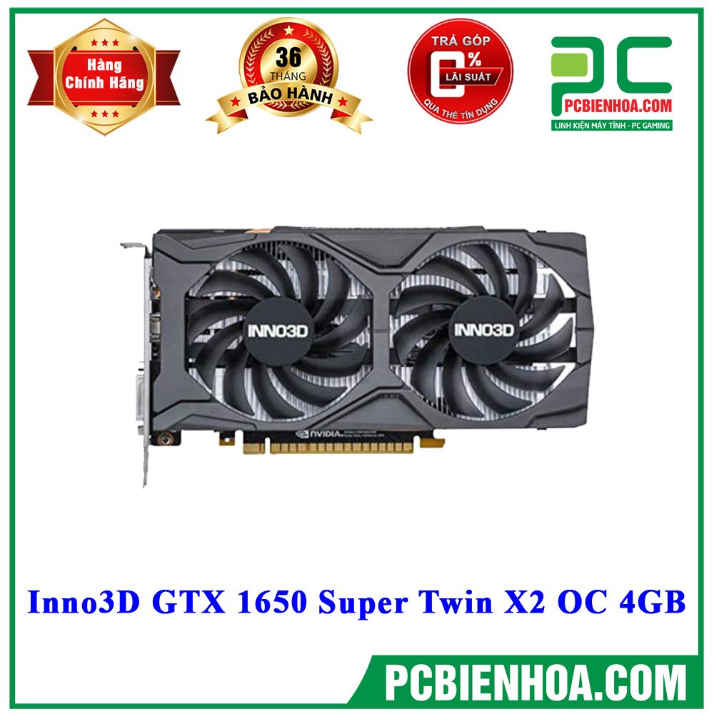 VGA Inno3D GTX 1650 Super Twin X2 OC 4GB