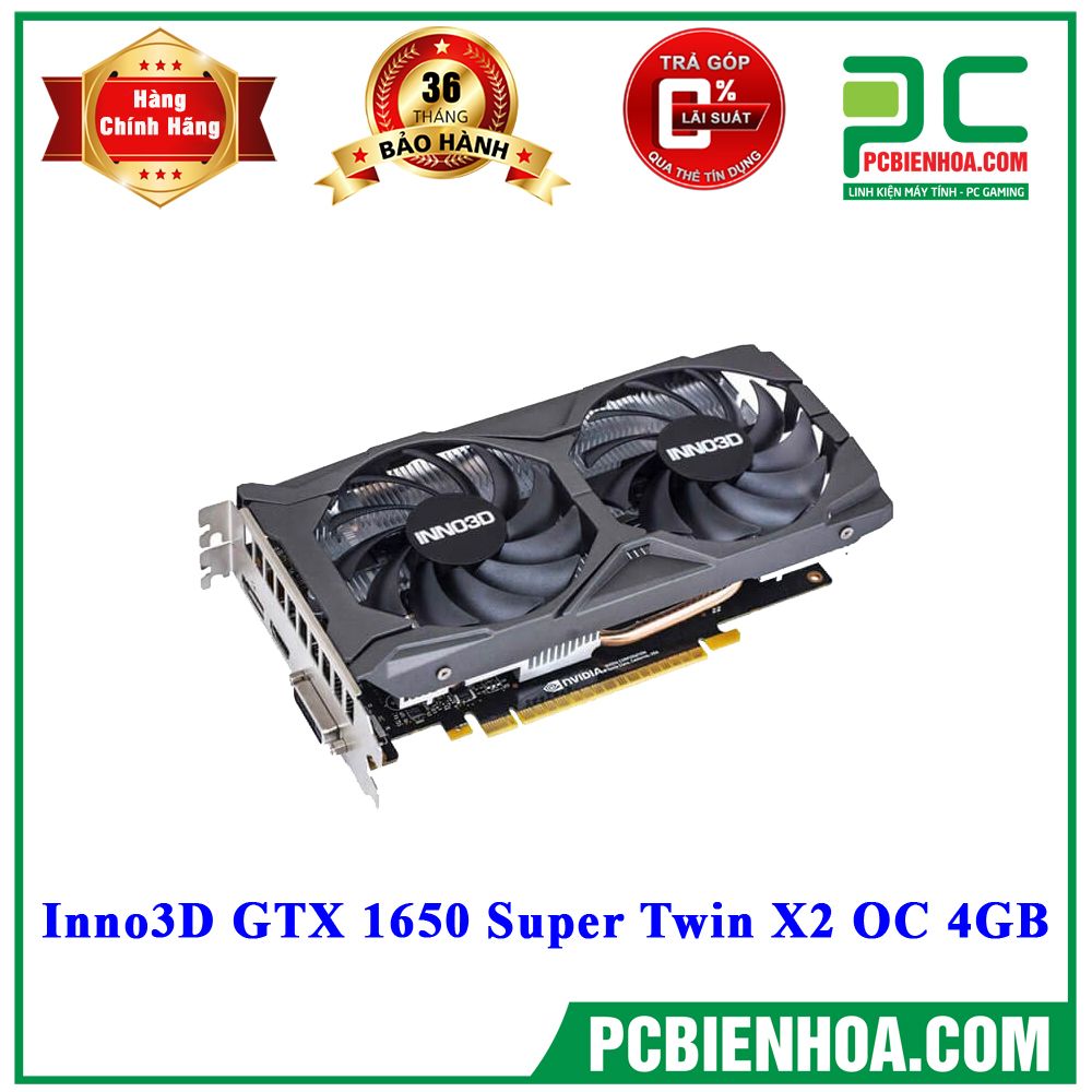 VGA Inno3D GTX 1650 Super Twin X2 OC 4GB