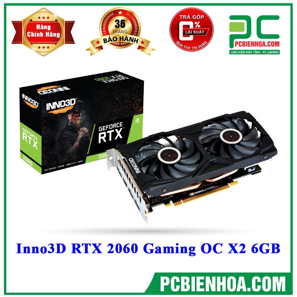 VGA Inno3D RTX 2060 Gaming OC X2 6GB