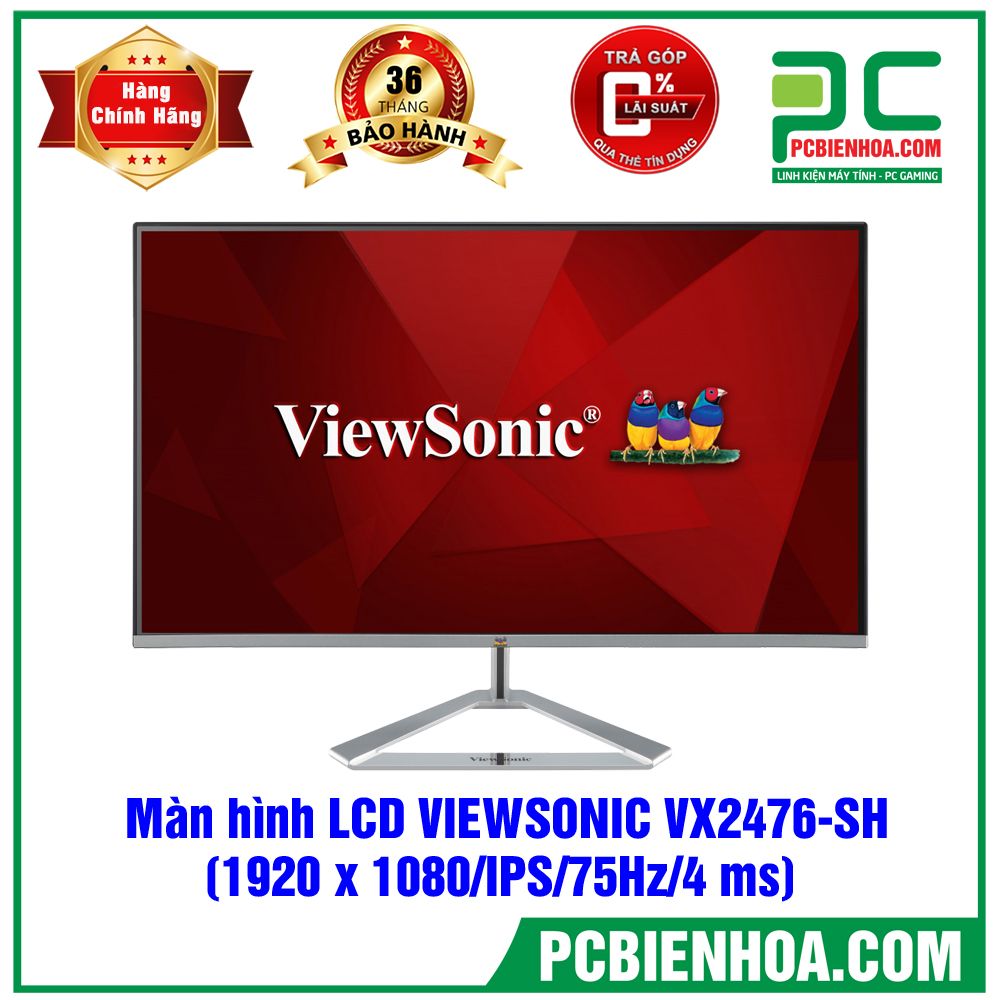 Màn hình LCD VIEWSONIC VX2476-SH 24in 75hz FullHD 4ms IPS