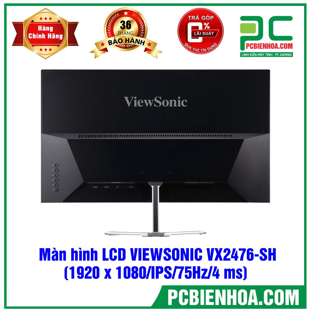Màn hình LCD VIEWSONIC VX2476-SH 24in 75hz FullHD 4ms IPS