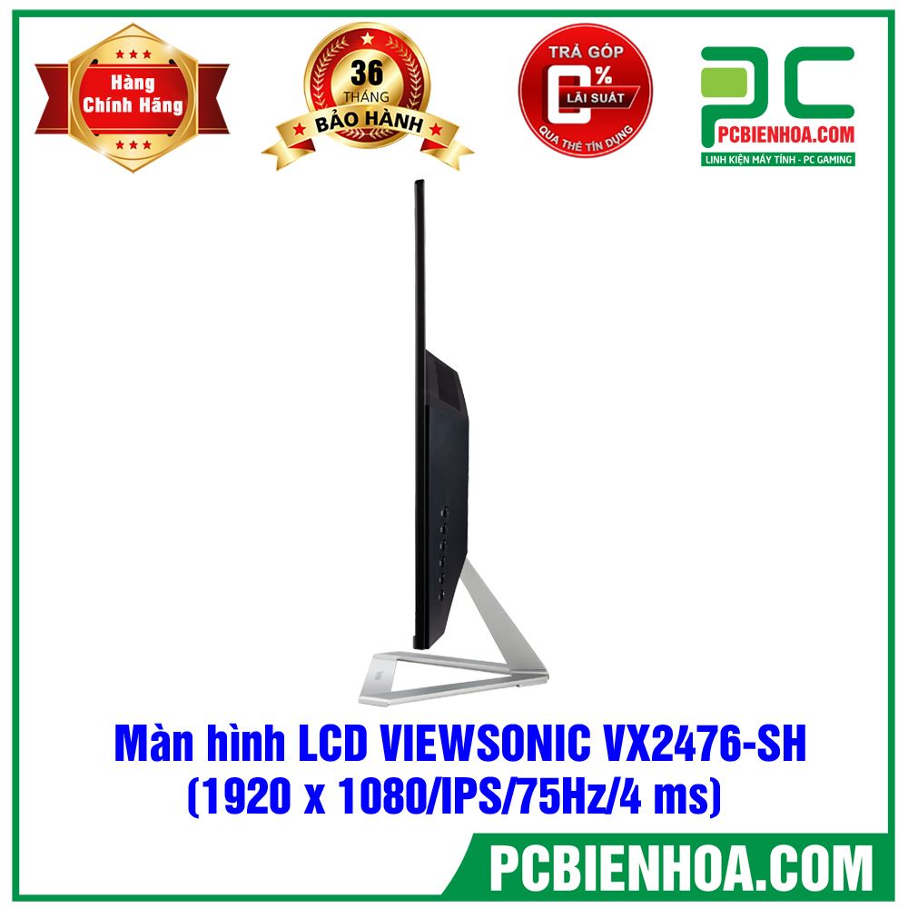 Màn hình LCD VIEWSONIC VX2476-SH 24in 75hz FullHD 4ms IPS