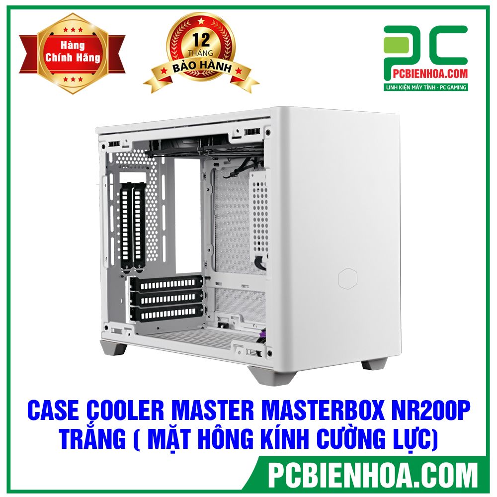 CASE COOLER MASTER MASTERBOX NR200P MINI ITX (WHITE) (MẶT KÍNH CƯỜNG LỰC) (LIÊN HỆ ĐẶT HÀNG)