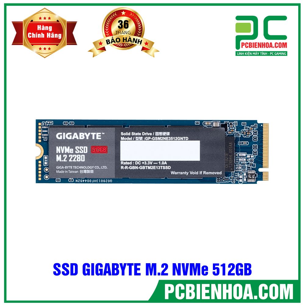 SSD Gigabyte 512GB M.2 PCIe NVMe (GP-GSM2NE3512GNTD)