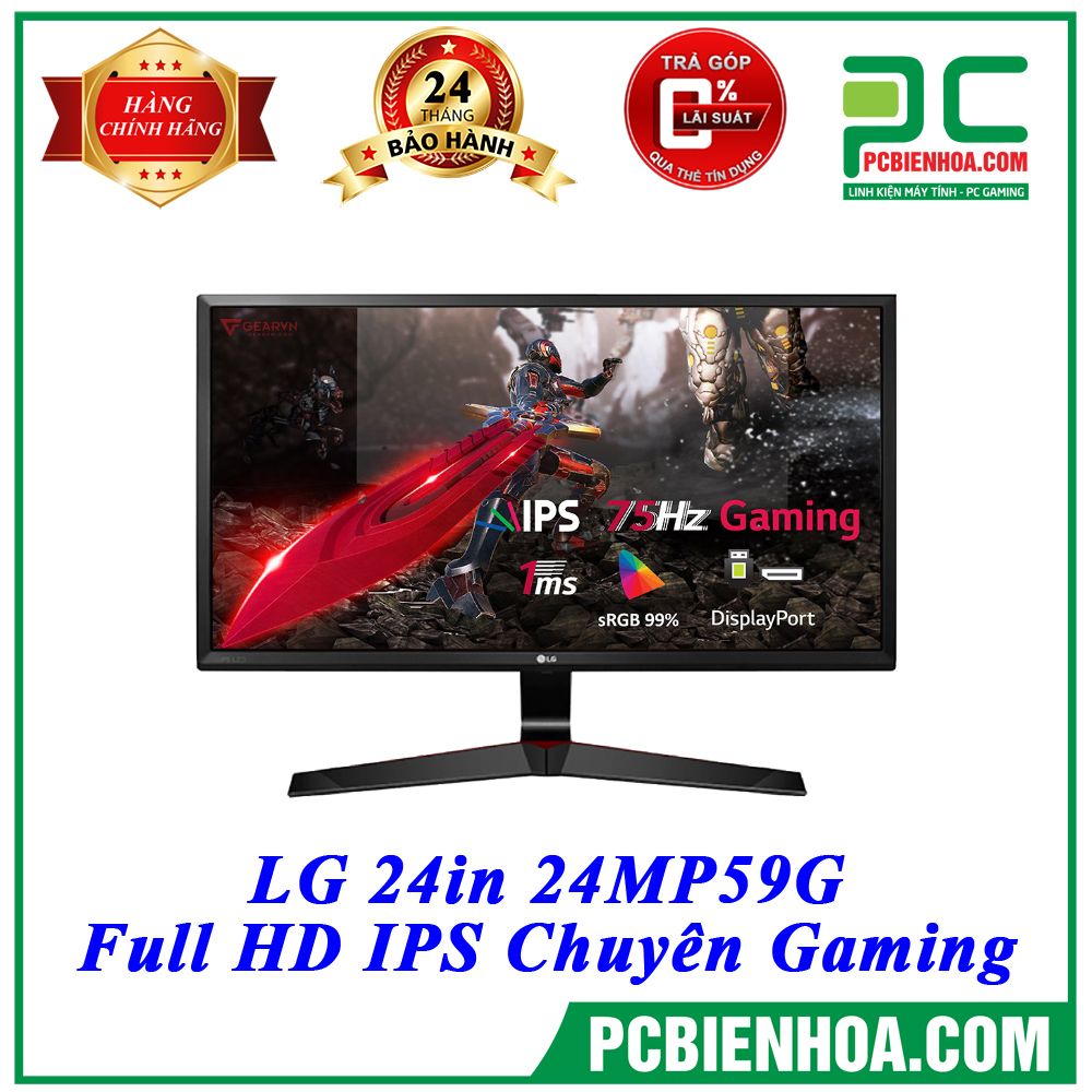 Màn hình LG 24in 24MP59G-P Full HD IPS Chuyên Gaming
