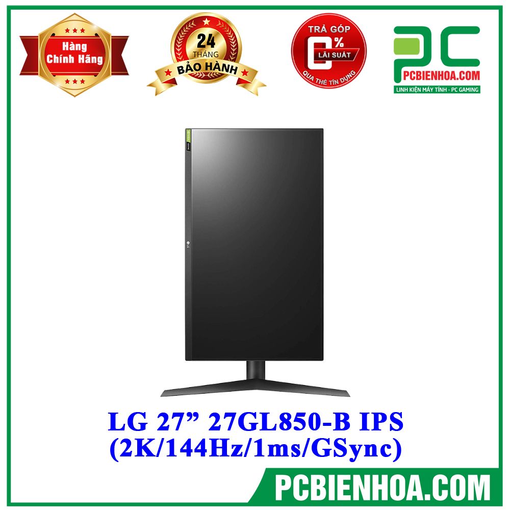 Màn Hình LG 27in 27GL850-B IPS ( 2K / 144Hz /1ms/GSync)