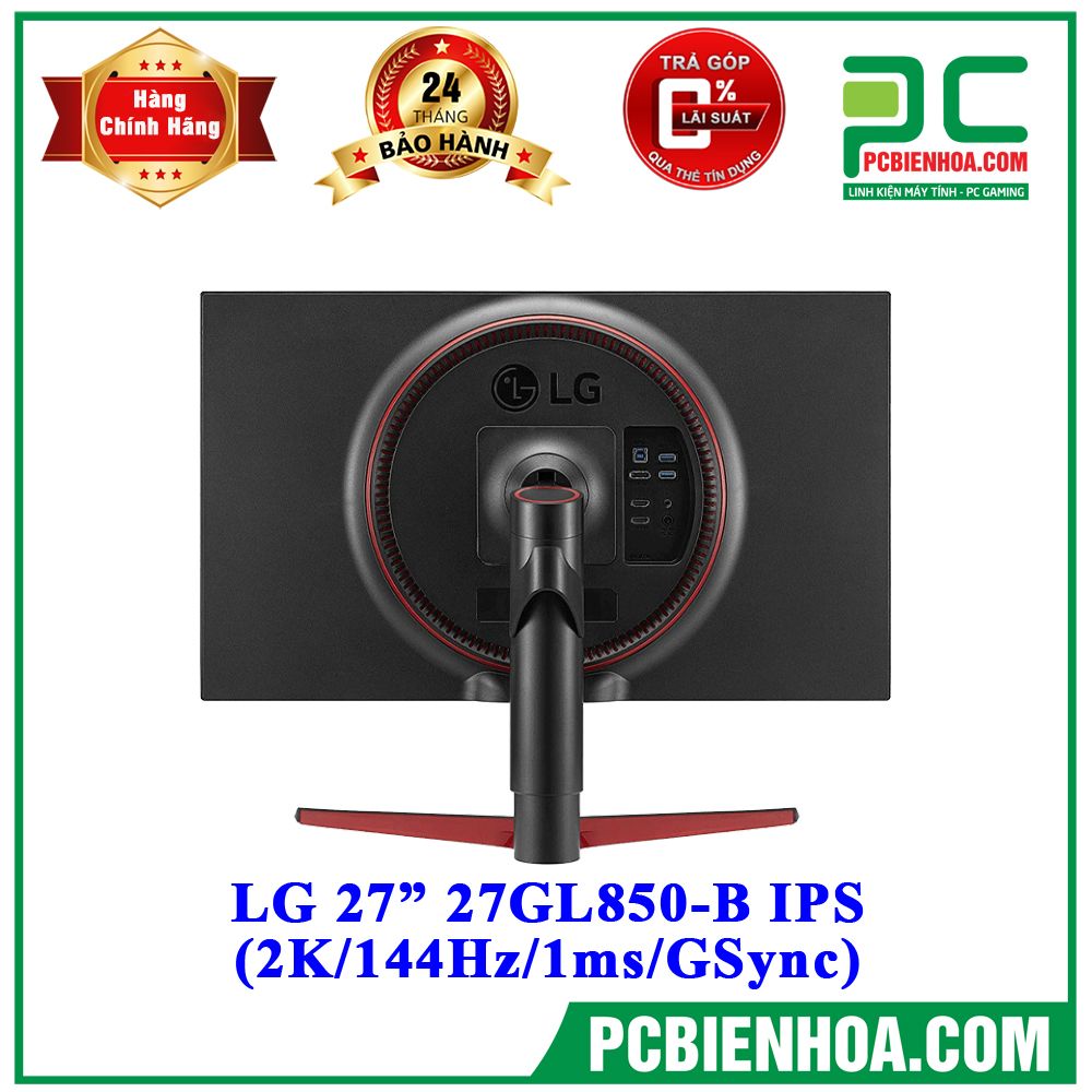 Màn Hình LG 27in 27GL850-B IPS ( 2K / 144Hz /1ms/GSync)