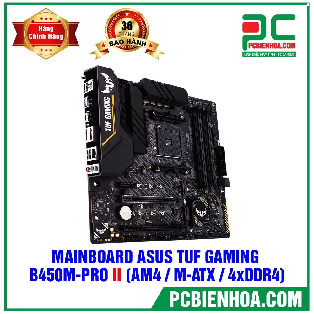 MAINBOARD ASUS TUF GAMING B450M-PRO II ( AM4 / M-ATX / 4xDDR4) (LIÊN HỆ ĐẶT HÀNG)