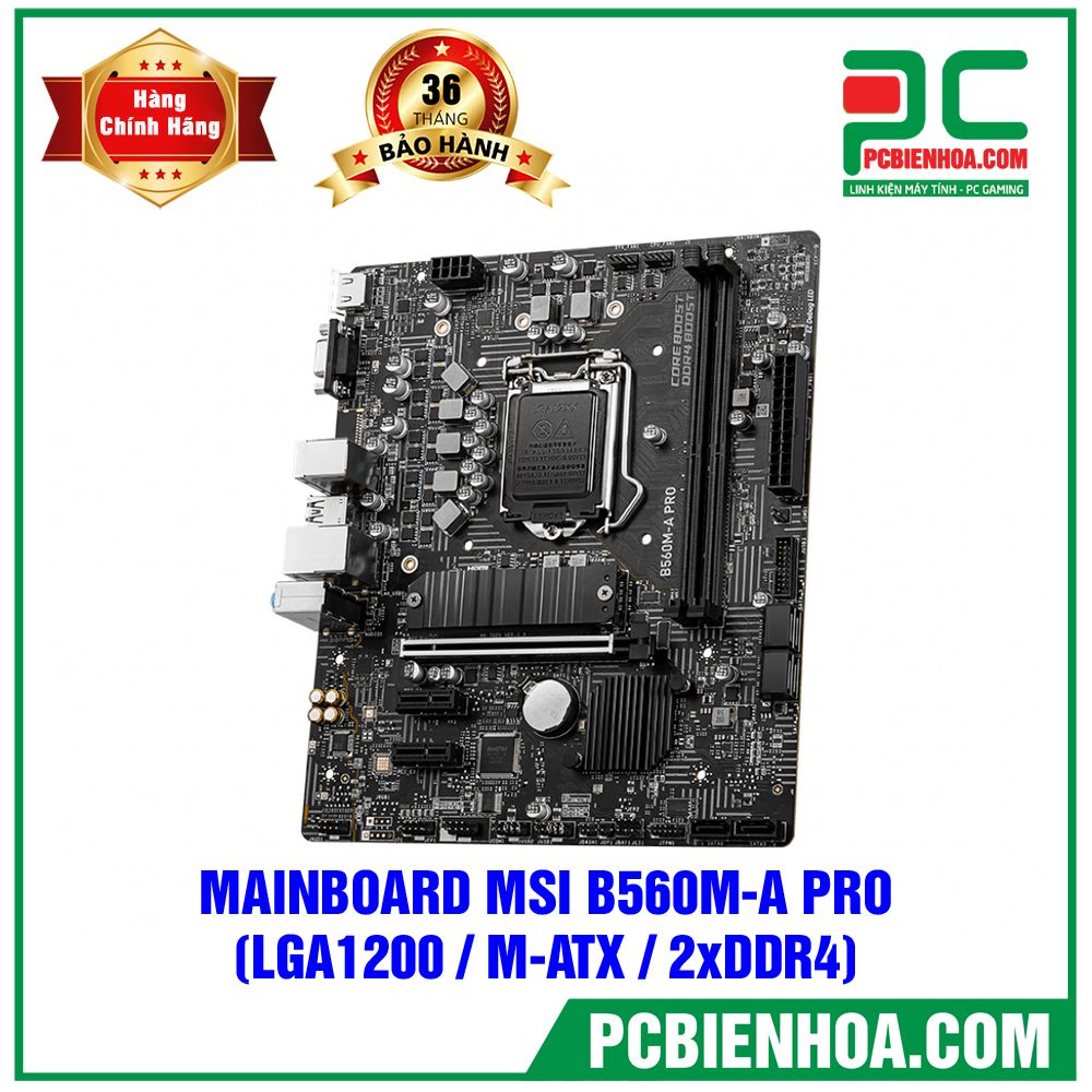 Mainboard MSI B560M - A PRO ( LGA1200 / M-ATX / 2xDDR4 )
