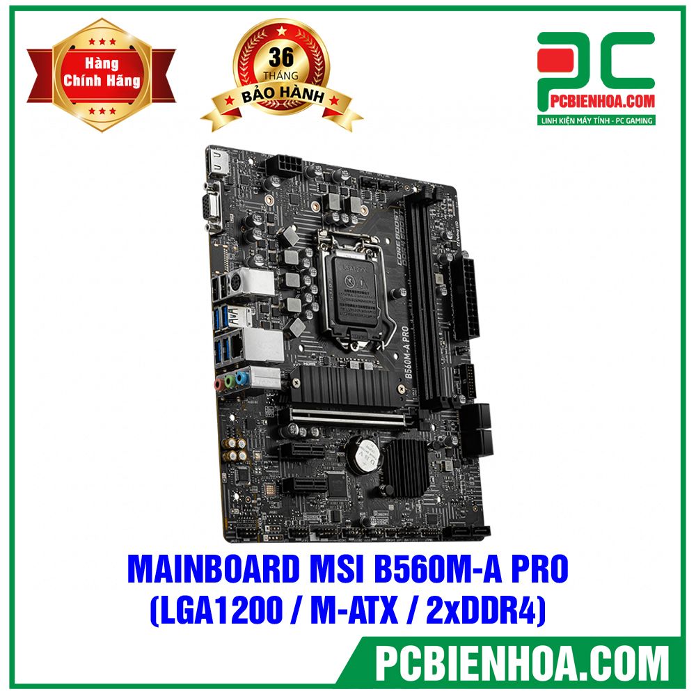 Mainboard MSI B560M - A PRO ( LGA1200 / M-ATX / 2xDDR4 )