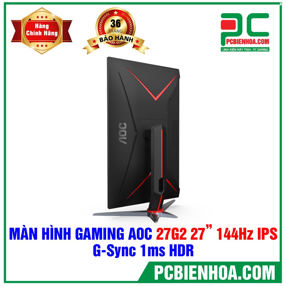 Màn Hình AOC 27G2 27in Gaming 144Hz FullHD IPS G-Sync Compatible Chuyên Gaming (LIÊN HỆ ĐẶT HÀNG)