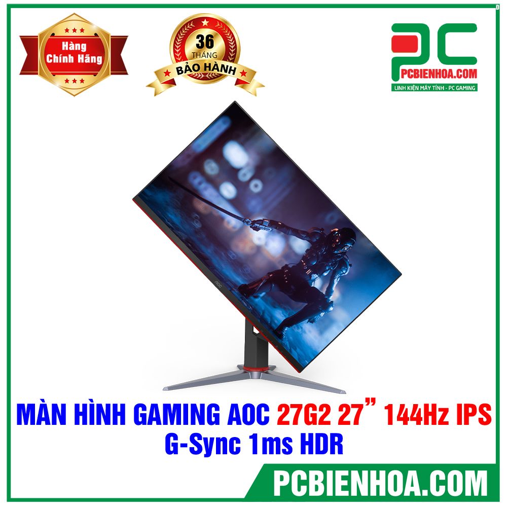 Màn Hình AOC 27G2 27in Gaming 144Hz FullHD IPS G-Sync Compatible Chuyên Gaming (LIÊN HỆ ĐẶT HÀNG)