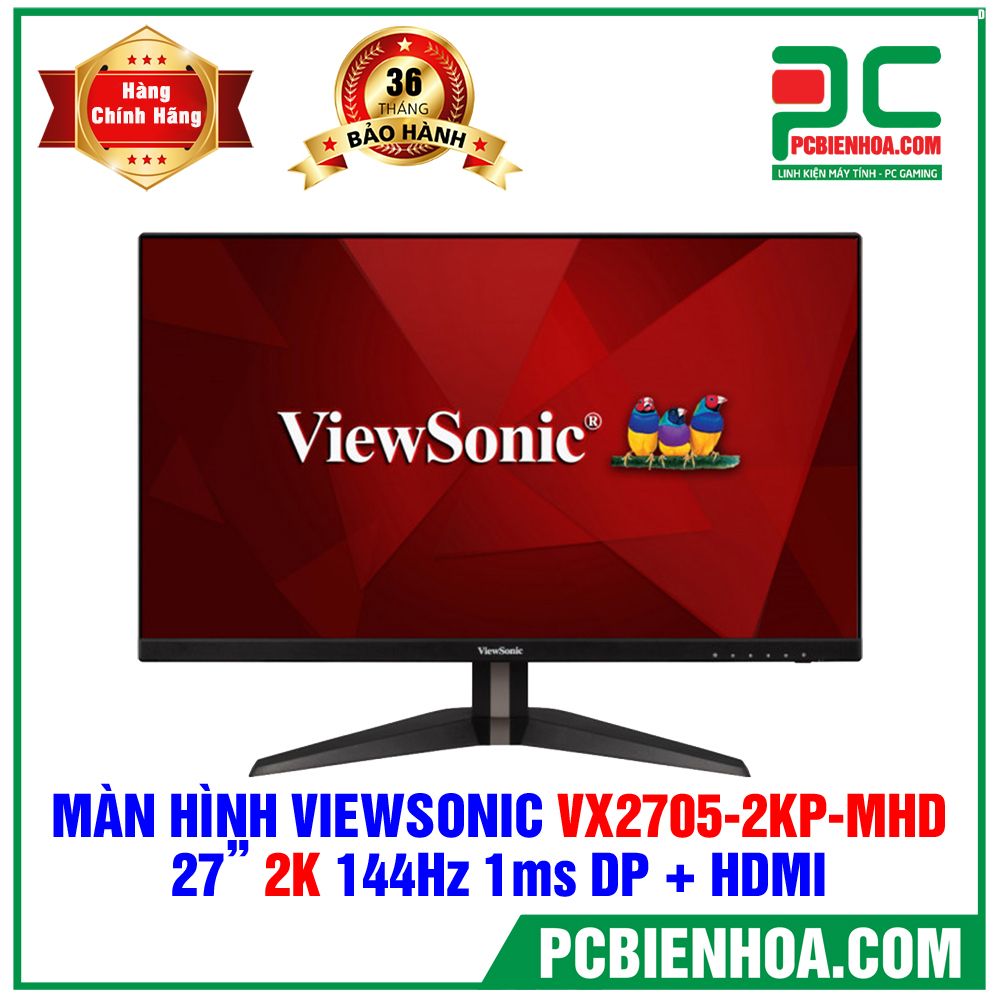 MÀN HÌNH Viewsonic VX2705-2KP-MHD 27in 2K QHD 144Hz IPS 1ms HDMI + DP