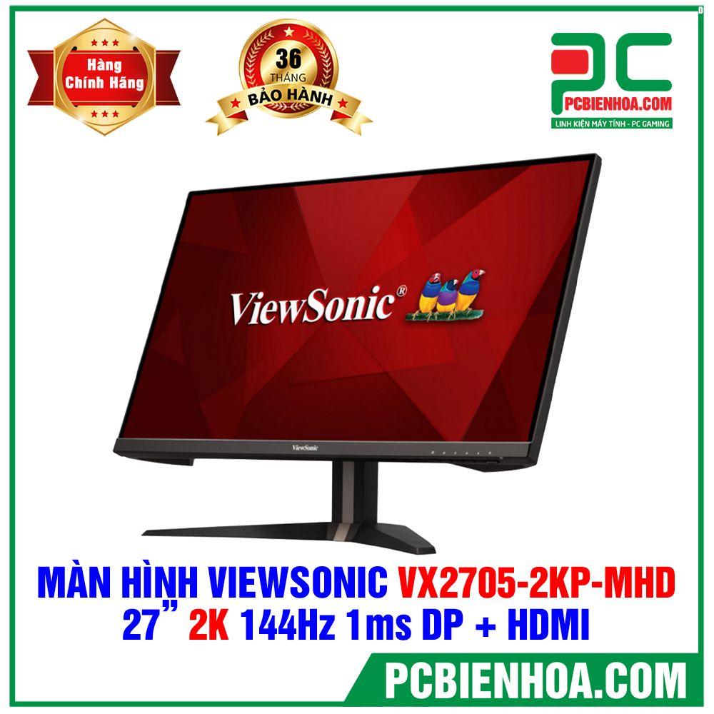 MÀN HÌNH Viewsonic VX2705-2KP-MHD 27in 2K QHD 144Hz IPS 1ms HDMI + DP