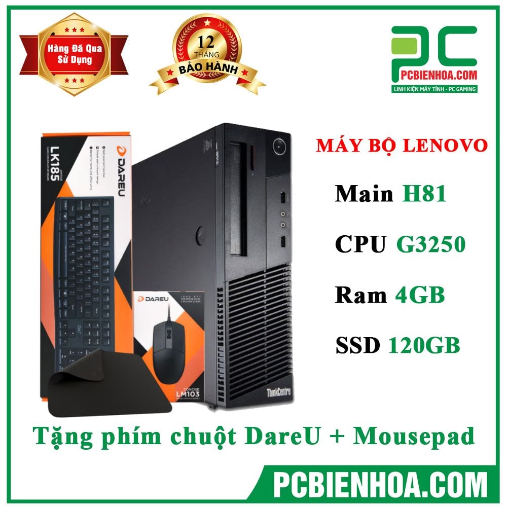 Máy bộ Lenovo ( G3250/ 4GB/ 120GB )