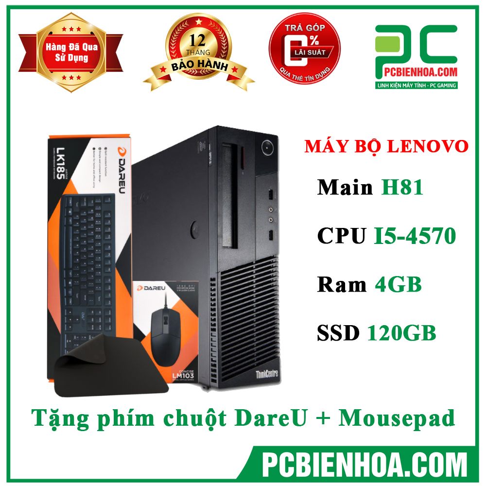 Máy bộ Lenovo ( I5-4570 /4GB /120G )