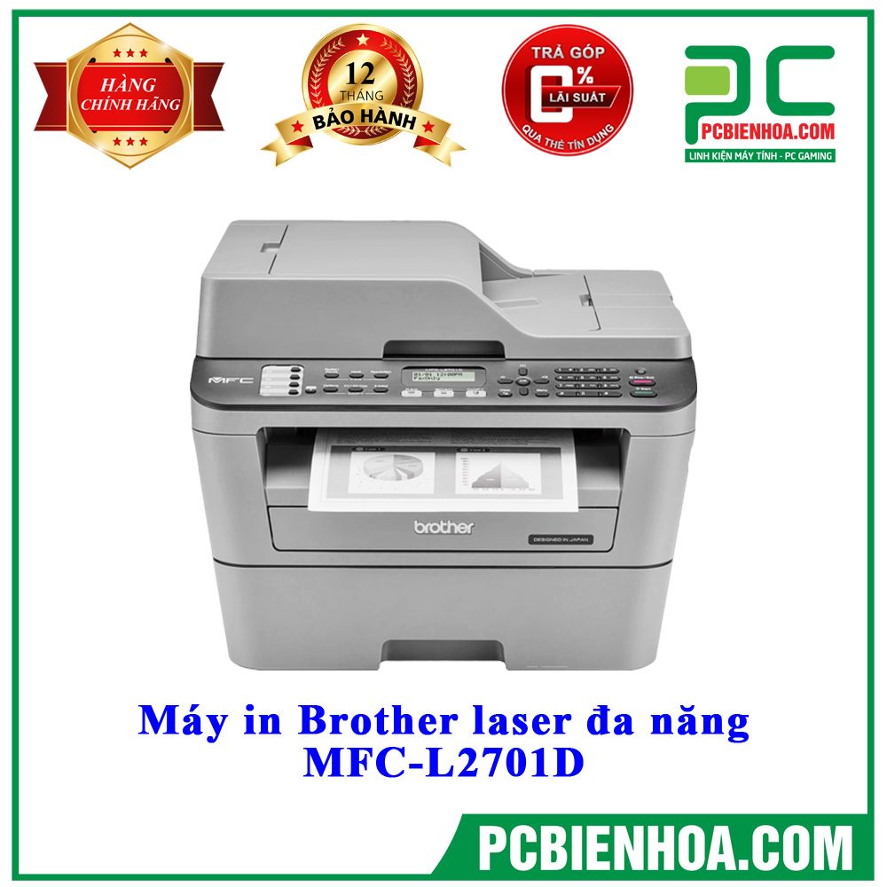 Máy in Brother đa năng MFC-L2701D