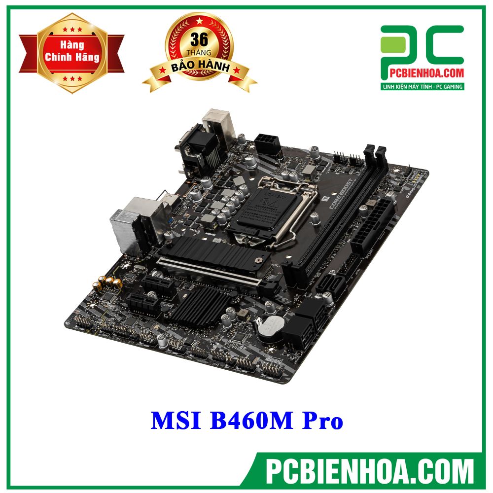 (TẠM HẾT HÀNG) Mainboard MSI B460M Pro ( LGA1200 / M-ATX / 2xDDR4 )