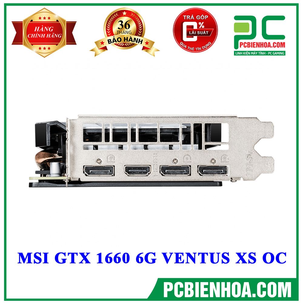 VGA MSI GeForce GTX 1660 6G VENTUS XS OC