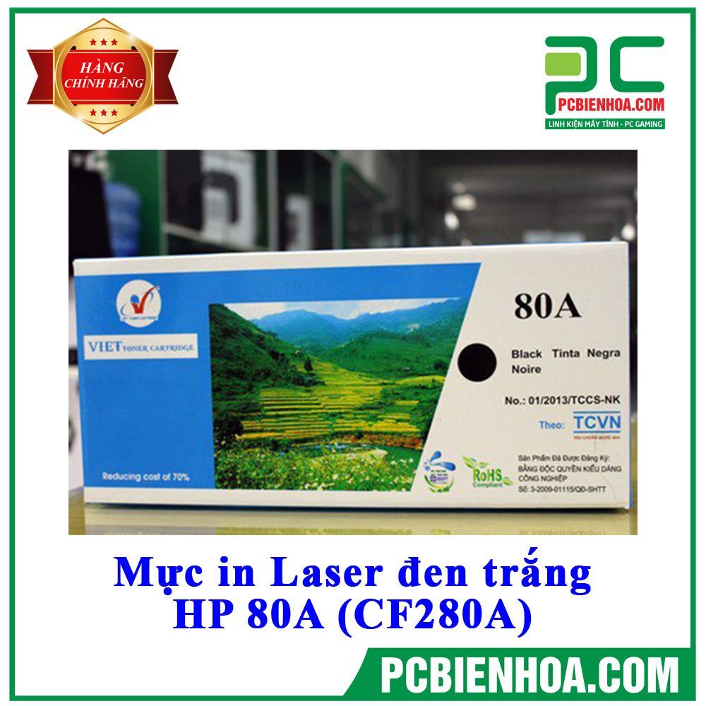 Mực in Laser đen trắng HP 80A (CF280A)