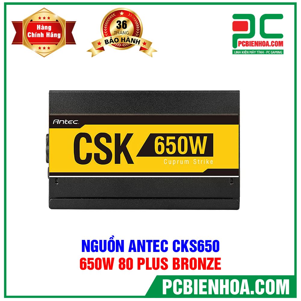 NGUỒN ANTEC CSK650 - 650W 80PLUS BRONZE