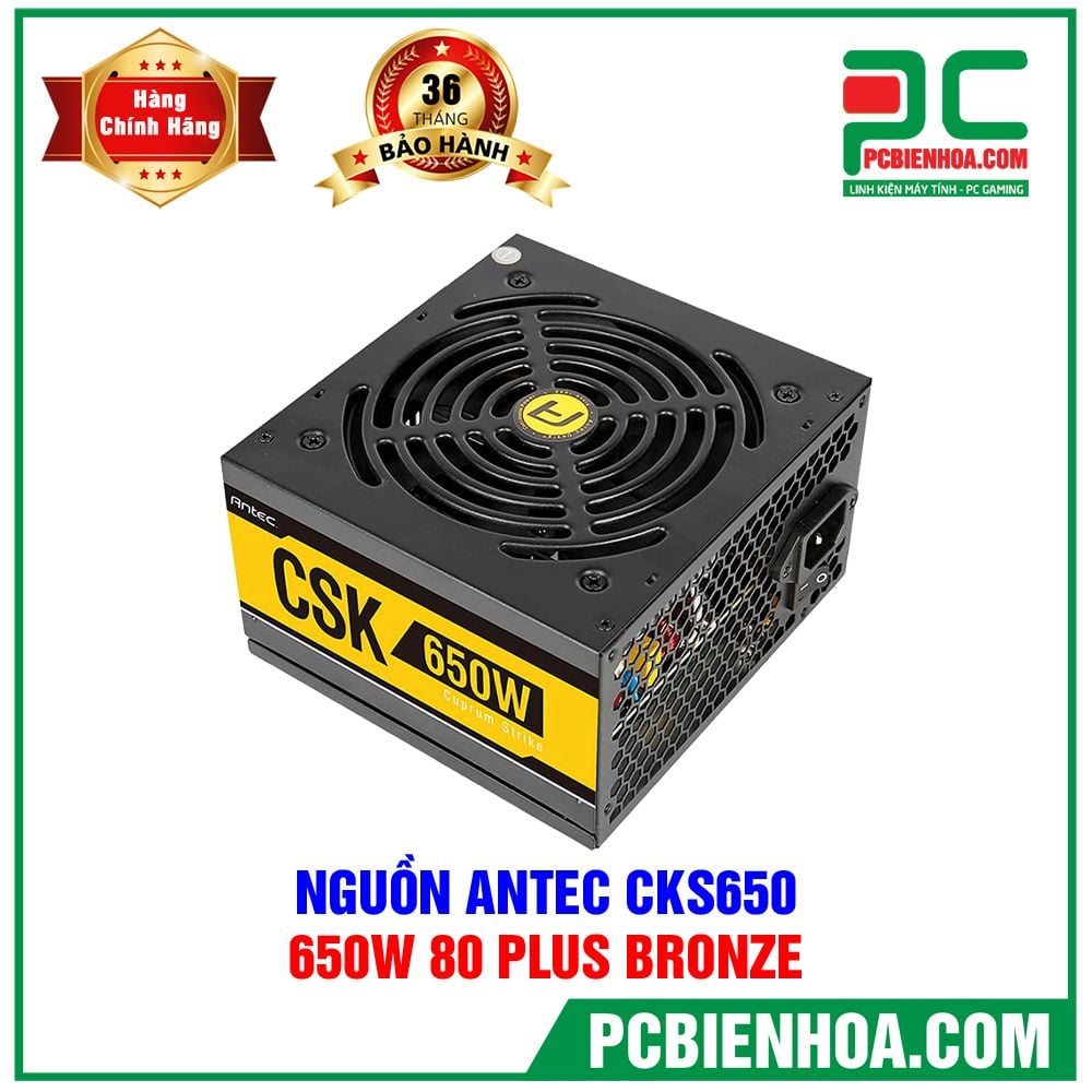 NGUỒN ANTEC CSK650 - 650W 80PLUS BRONZE