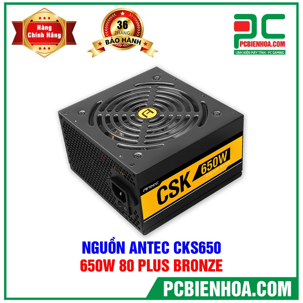 NGUỒN ANTEC CSK650 - 650W 80PLUS BRONZE