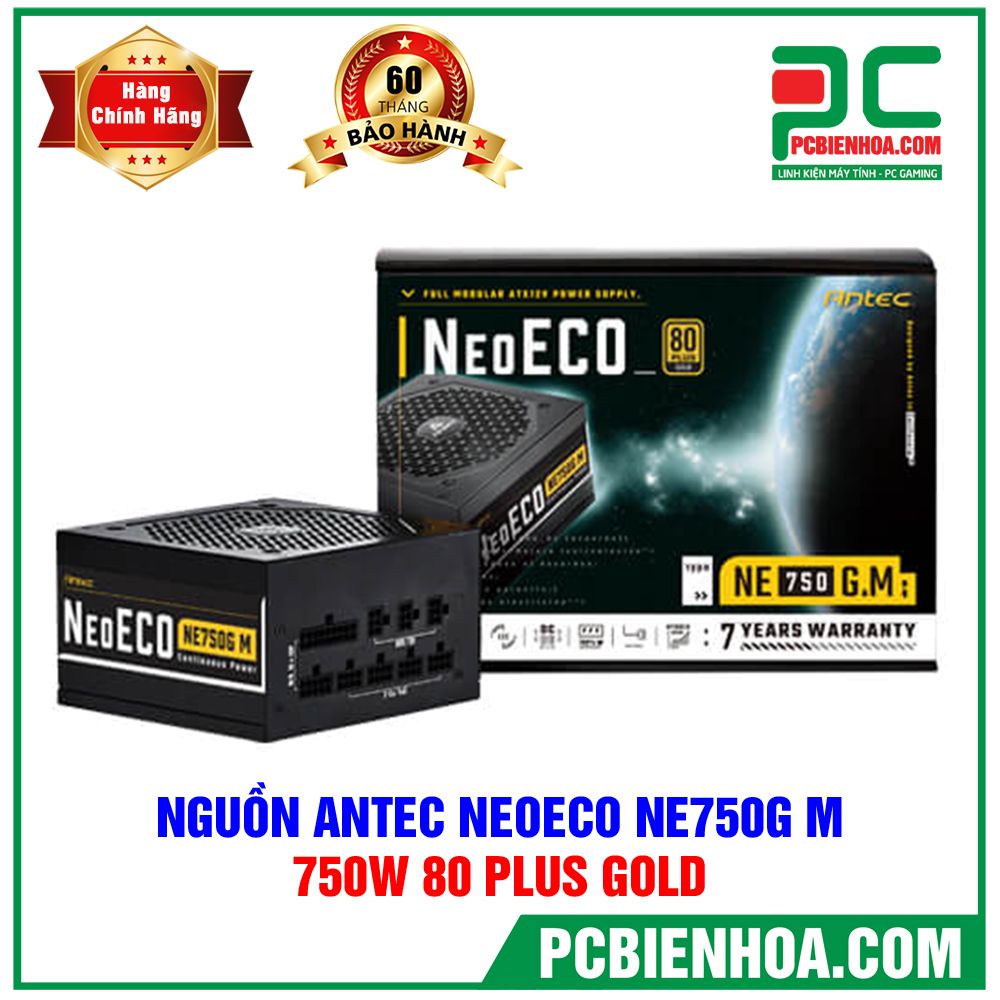 NGUỒN ANTEC NEOECO NE750G M - 750W 80PLUS GOLD