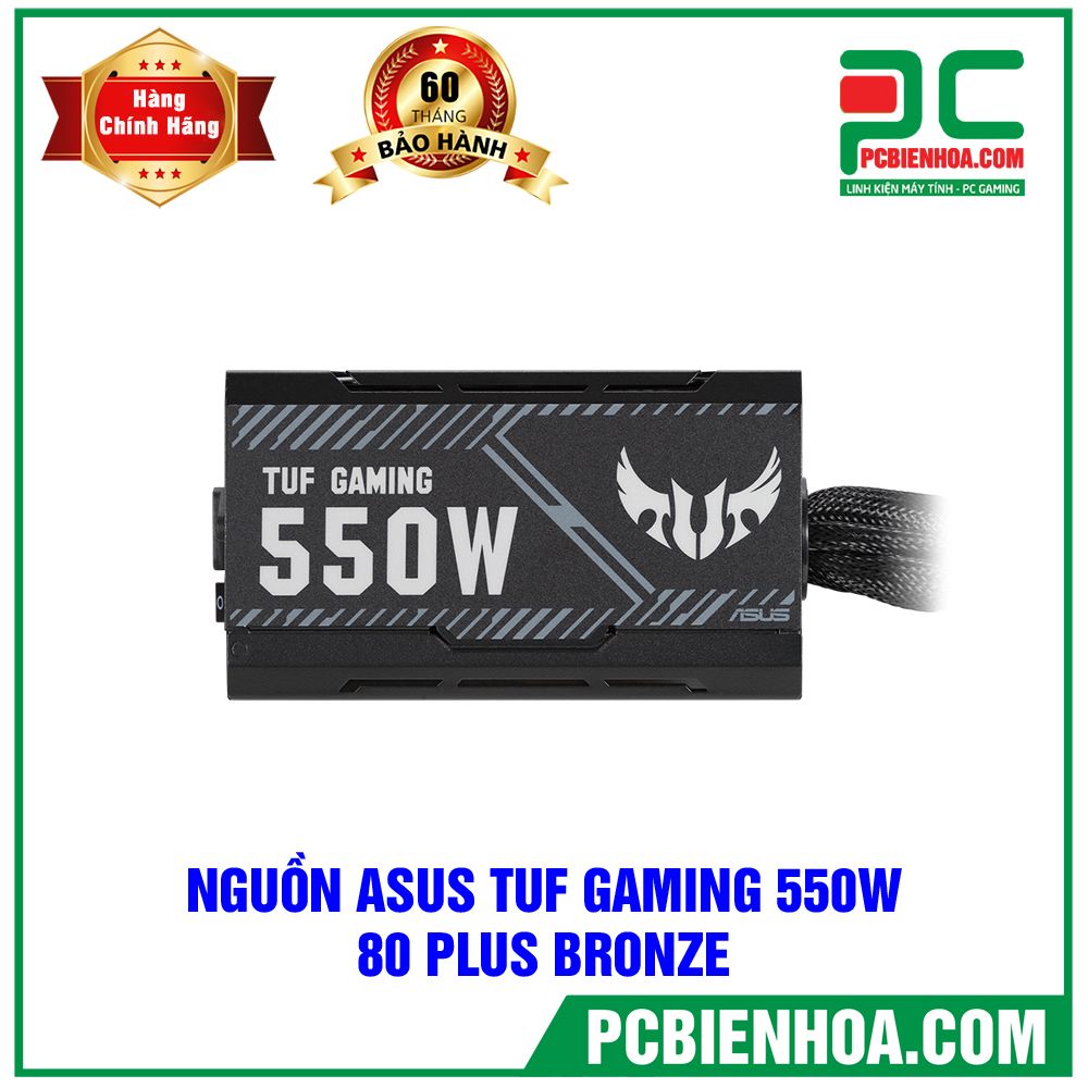 NGUỒN ASUS TUF GAMING 550W 80 PLUS BRONZE (TUF-GAMING-550B)
