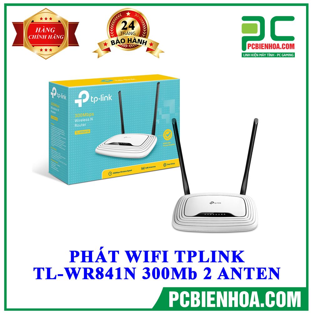PHÁT WIFI TPLINK TL-WR841N 300Mb 2 ANTEN